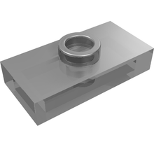 Plaatje in Gallery viewer laden, LEGO® los onderdeel Plaat Aangepast Doorzichtig Zwart 3794a
