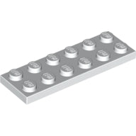Plaatje in Gallery viewer laden, LEGO® los onderdeel Plaat Algemeen in kleur Wit 3795