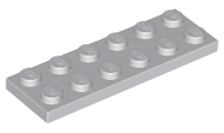 LEGO® onderdeel Plaat Algemeen Licht Blauwachtig Grijs 3795