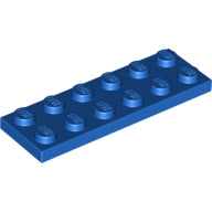 Plaatje in Gallery viewer laden, LEGO® los onderdeel Plaat Algemeen in kleur Blauw 3795