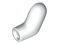 LEGO® los onderdeel Lijf Accessoire in kleur Wit 981