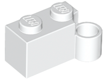LEGO® los onderdeel Scharnier in kleur Wit 3831