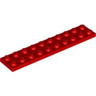 LEGO® los onderdeel Plaat Algemeen in kleur Rood 3832
