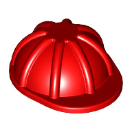 LEGO® los onderdeel Hoofddeksels in kleur Rood 3833