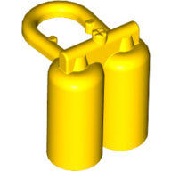 LEGO® los onderdeel Lijf Accessoire in kleur Geel 3838