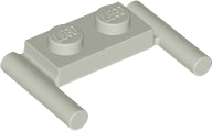 Plaatje in Gallery viewer laden, LEGO® los onderdeel Plaat Aangepast Lichtgrijs 3839b