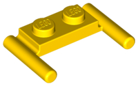 LEGO® los onderdeel Plaat Aangepast in kleur Geel 3839b