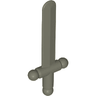 Plaatje in Gallery viewer laden, LEGO® los onderdeel Wapen in kleur Donkergrijs 3847
