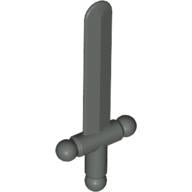 Plaatje in Gallery viewer laden, LEGO® los onderdeel Wapen in kleur Donkergrijs 3847