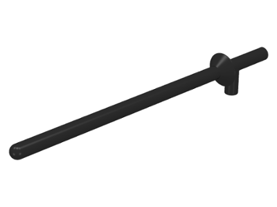 LEGO® los onderdeel Wapen in kleur Zwart 3849