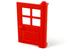 Plaatje in Gallery viewer laden, LEGO® los onderdeel Deur in kleur Rood 3861