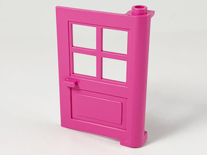 LEGO® los onderdeel Deur in kleur Donker Roze 3861