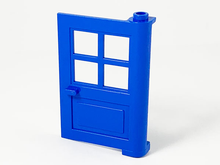 Plaatje in Gallery viewer laden, LEGO® los onderdeel Deur in kleur Blauw 3861
