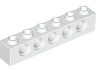 LEGO® los onderdeel Technische Steen in kleur Wit 3894