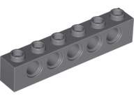 LEGO® Technische Steen Donker Blauwachtig Grijs 3894