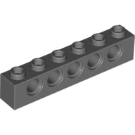 Plaatje in Gallery viewer laden, LEGO® Technische Steen Donker Blauwachtig Grijs 3894