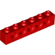 Plaatje in Gallery viewer laden, LEGO® los onderdeel Technische Steen in kleur Rood 3894