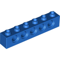 Plaatje in Gallery viewer laden, LEGO® los onderdeel Technische Steen in kleur Blauw 3894