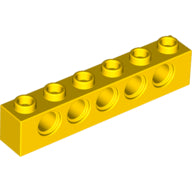 Plaatje in Gallery viewer laden, LEGO® los onderdeel Technische Steen in kleur Geel 3894