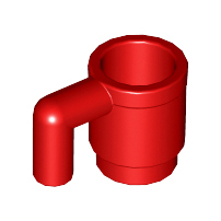 LEGO® los onderdeel Accessoire in kleur Rood 3899