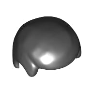 LEGO® los onderdeel Haar in kleur Zwart 3901