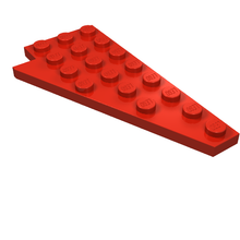 Plaatje in Gallery viewer laden, LEGO® los onderdeel Wig Plaat in kleur Rood 3934