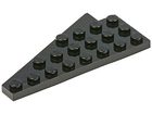 LEGO® los onderdeel Wig Plaat in kleur Zwart 3934a