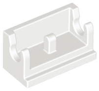 LEGO® los onderdeel Scharnier in kleur Wit 3937