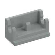 LEGO® los onderdeel Scharnier in kleur Lichtgrijs 3937