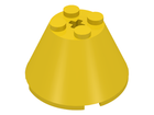LEGO® los onderdeel Kegel in kleur Geel 3943b