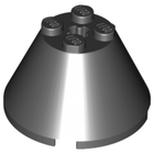 LEGO® los onderdeel Kegel in kleur Zwart 3943b