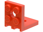 LEGO® los onderdeel Beugel in kleur Rood 3956
