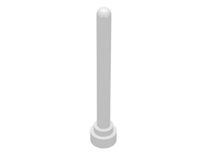 LEGO® los onderdeel Antenne in kleur Wit 3957