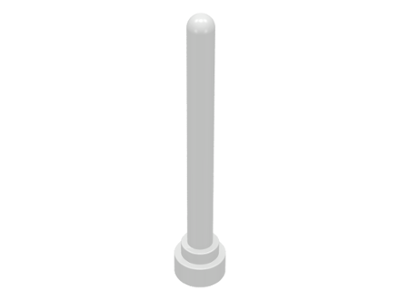 LEGO® los onderdeel Antenne in kleur Wit 3957