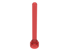 Plaatje in Gallery viewer laden, LEGO® los onderdeel Antenne in kleur Doorzichtig Rood 3957