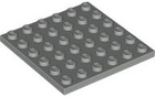 LEGO® los onderdeel Plaat Algemeen in kleur Lichtgrijs 3958