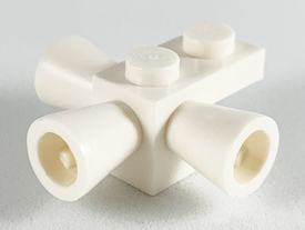 LEGO® los onderdeel Steen Aangepast in kleur Wit 3963