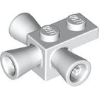 LEGO® los onderdeel Steen Aangepast in kleur Wit 3963