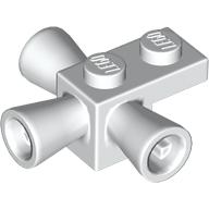 LEGO® los onderdeel Steen Aangepast in kleur Wit 3963