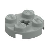 LEGO® los onderdeel Plaat Rond in kleur Lichtgrijs 4032