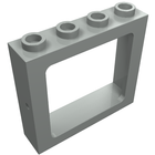 LEGO® los onderdeel Raamkozijn in kleur Lichtgrijs 4033