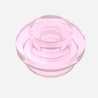 LEGO® los onderdeel Plaat Rond Doorzichtig Roze 4073