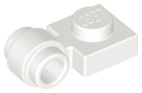 LEGO® los onderdeel Plaat Aangepast in kleur Wit 4081b