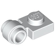 LEGO® los onderdeel Plaat Aangepast in kleur Wit 4081b