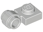 LEGO® los onderdeel Plaat Aangepast Lichtgrijs 4081b