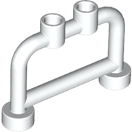 LEGO® los onderdeel Staaf in kleur Wit 4083