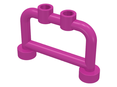 LEGO® los onderdeel Staaf in kleur Donker Roze 4083