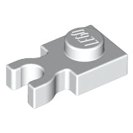 Plaatje in Gallery viewer laden, LEGO® los onderdeel Plaat Aangepast in kleur Wit 4085c