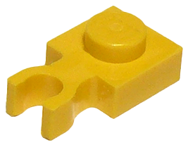 LEGO® los onderdeel Plaat Aangepast in kleur Geel 4085b