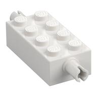 Plaatje in Gallery viewer laden, LEGO® los onderdeel Steen Aangepast in kleur Wit 6249